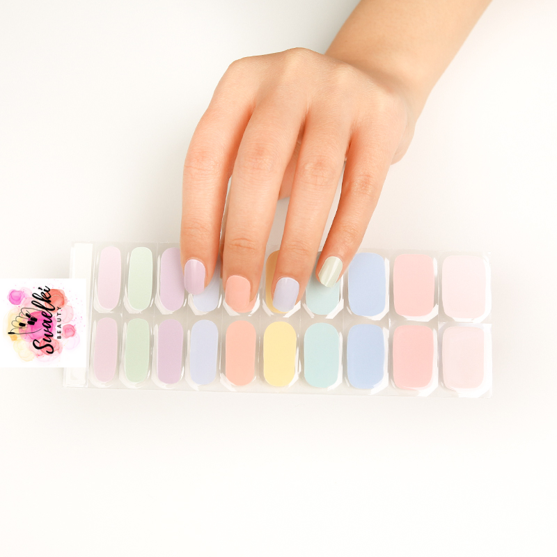 Pastel Perfect Semicured Gel Nail Stickers